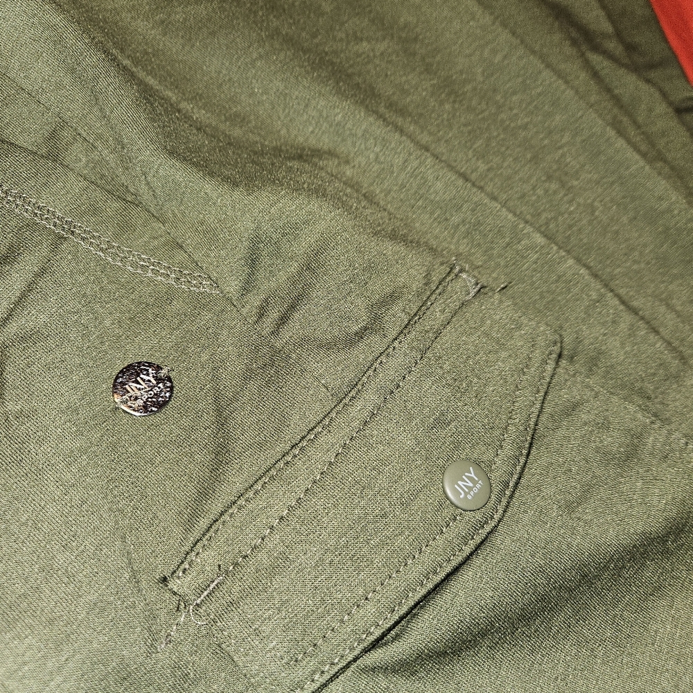 Jones New York Sport Capri Large New w/Tag Green Soft & Lightweight w/Pockets - Picture 7 of 8
